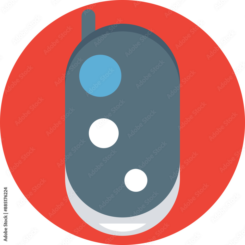 Walkie Talkie vector Icon with isolated background in Rounded style
Walkie Talkie vector Icon with isolated background in Rounded style