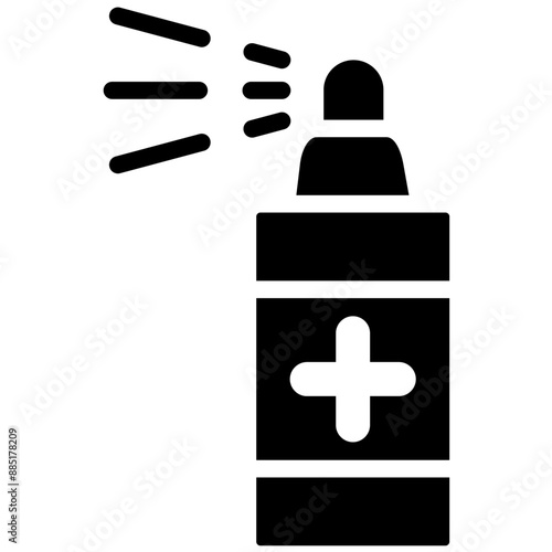 Antiseptic vector icon illustration of Pharmacy iconset.