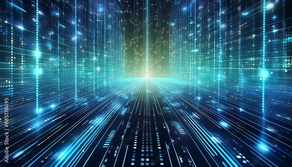 Abstract codes matrix background Abstract codes matrix background