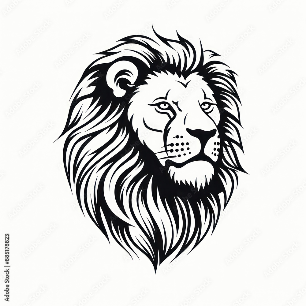 Obraz premium Lion drawing mammal animal.