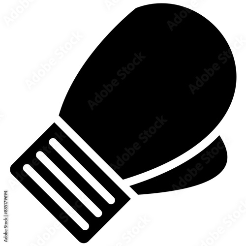 Glove vector icon illustration of Pilates iconset.