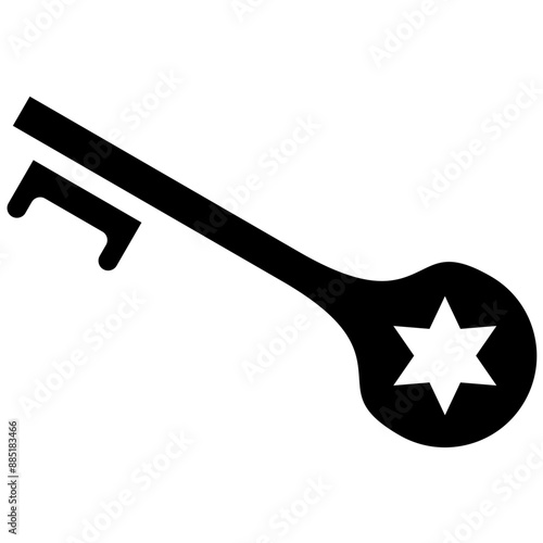 Key vector icon illustration of Hajj Pilgrimage iconset.