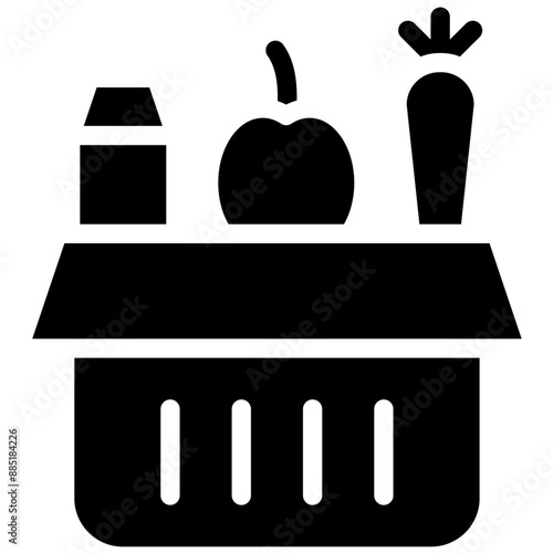 Food Supplies vector icon illustration of Hajj Pilgrimage iconset.