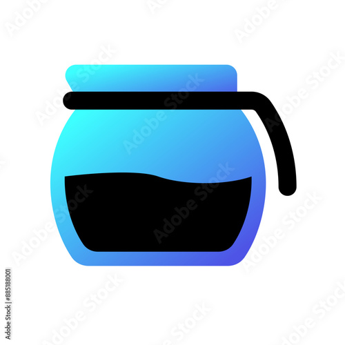 Editable coffee decanter vector icon. Cafe, coffee shop, restaurant, drink, beverages. Part of a big icon set family. Perfect for web and app interfaces, presentations, infographics, etc