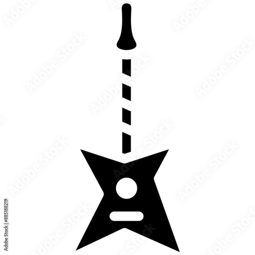 Guitar vector icon illustration of Festa Junina iconset.
