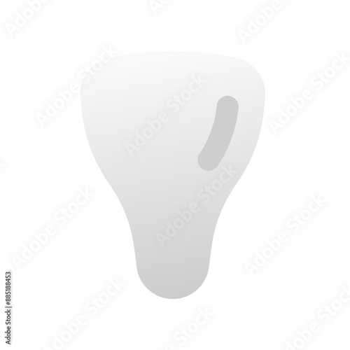Editable incisor, tooth vector icon. Dentistry, healthcare, medical. Part of a big icon set family. Perfect for web and app interfaces, presentations, infographics, etc