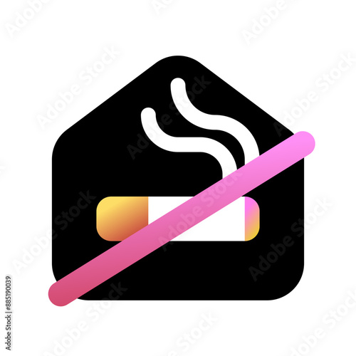 Editable no smoking room vector icon. Part of a big icon set family. Perfect for web and app interfaces, presentations, infographics, etc