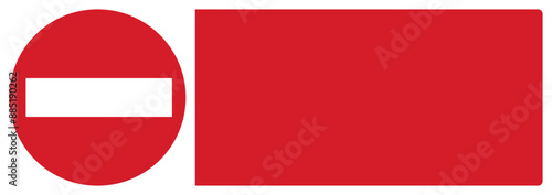 Free Download ISO prohibition safety signs_do not enter your custom message here landscape size 1/2 a4,a3,a2,a1	 - GFXLoad