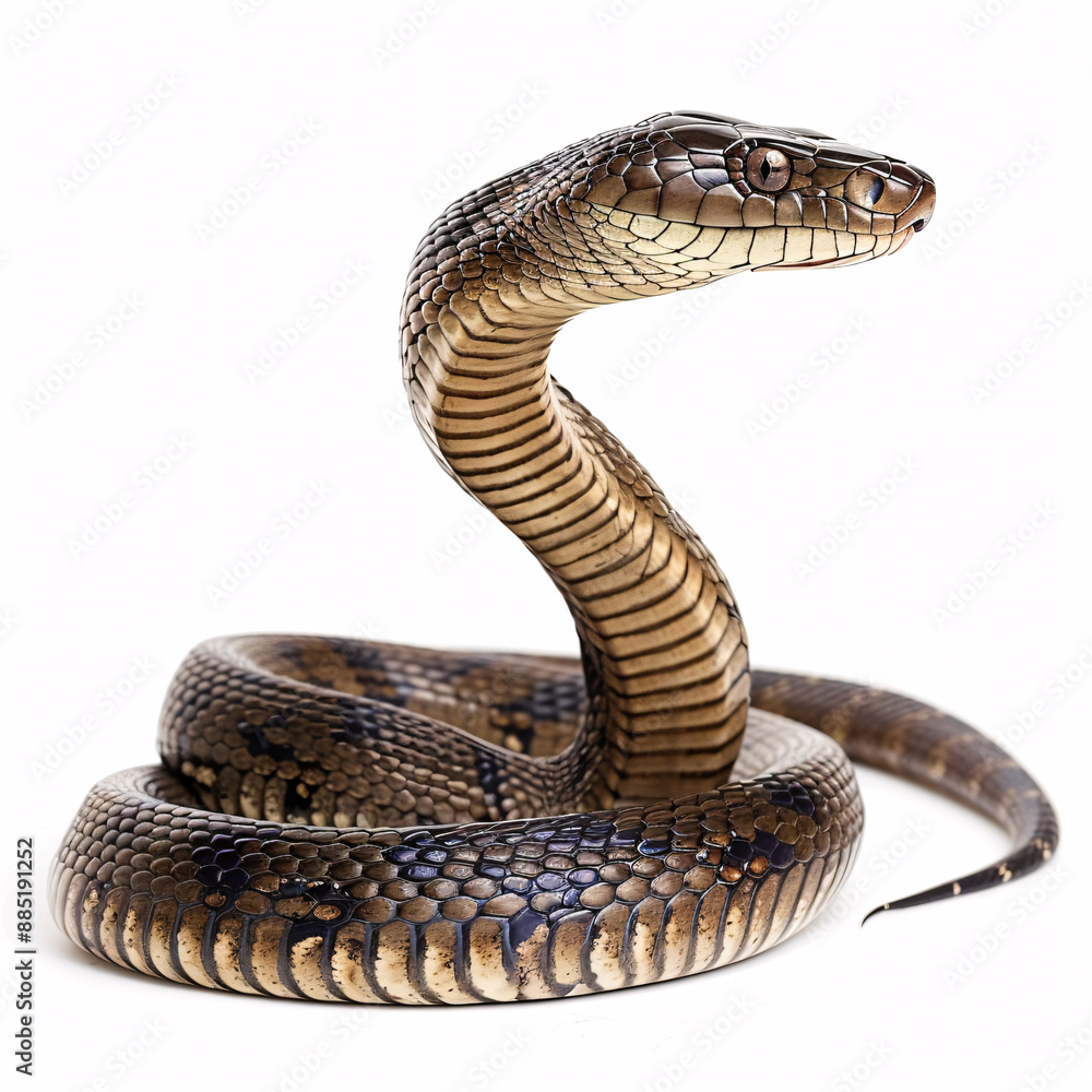 Fototapeta premium The european kingsnake, Ptyas mucosa, is a species of snake in the family Ptyas mucosa.