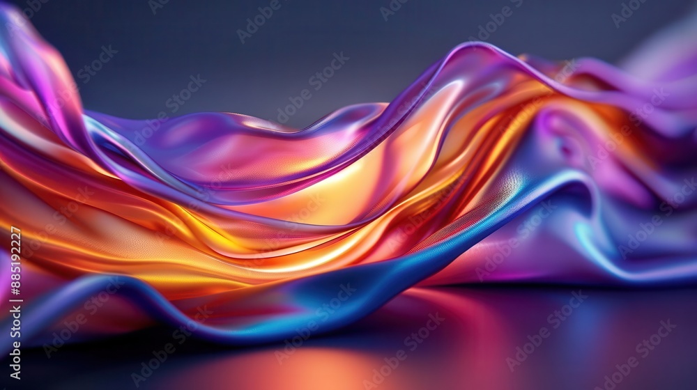 Fluid and flowing visual art, gentle forms shifting in a dance of color and light Fluid and flowing visual art, gentle forms shifting in a dance of color and light