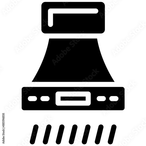 Fume Hood vector icon illustration of Lab iconset.
