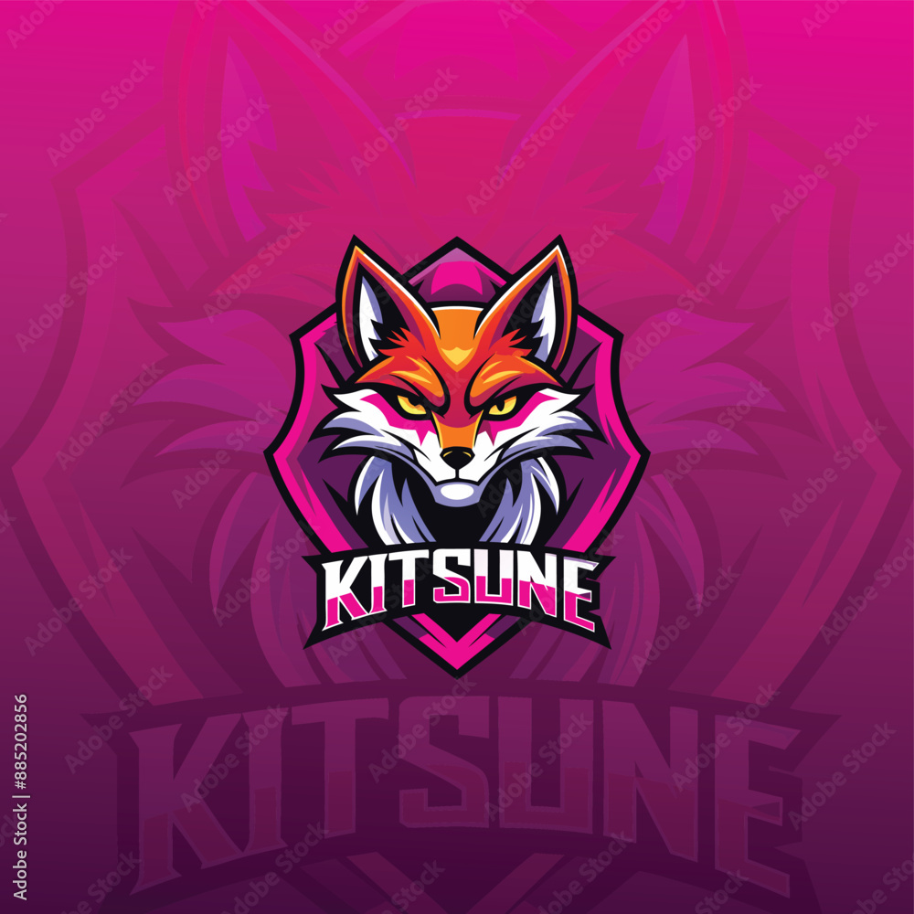 mascot gaming logo for kitsune mascot gaming logo for kitsune