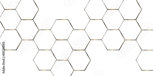 	
Abstract white 3d hexagon creative grid honeycomb structure mosaic pattern background. luxury minimal technology network abstraction tech digital tile vector wall banner surface polygon background.