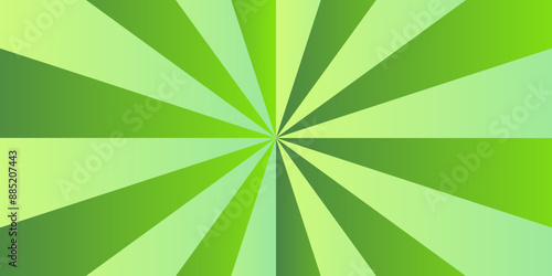 Modern green and blue gradient sunshine circle sunburst abstract geometric background. victor illustration sun ray sunbeam vintage texture. sunshine cartoon ads etc.	
