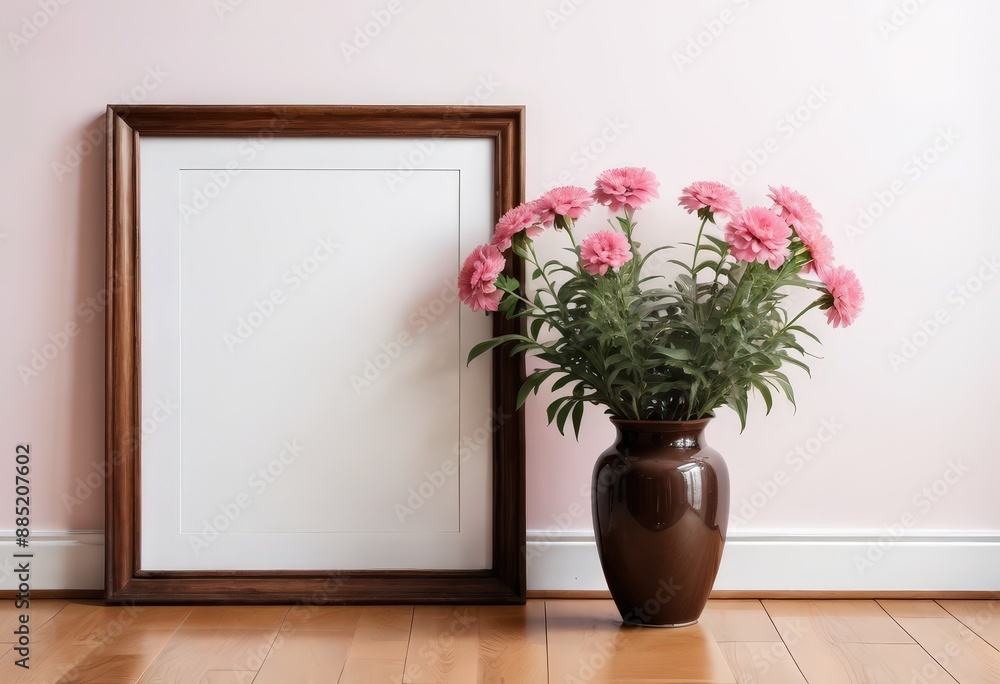 Fototapeta premium bouquet of flowers in a vase