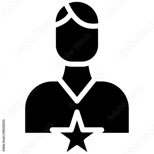 Expertise vector icon illustration of Leadership iconset.
