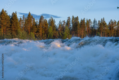 Wallpaper Mural Storforsen, Pite river, Älvsbyen, Laponia, Sweden Torontodigital.ca