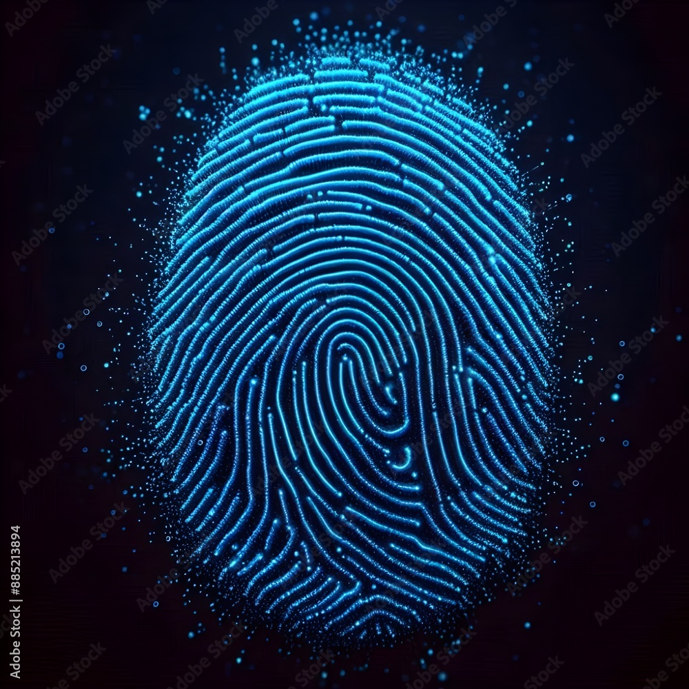 Abstract Fingerprint Pattern. Abstract Fingerprint Pattern.