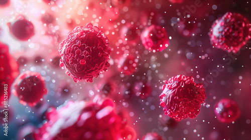 Balanced Glucose Levels with Chromium Hologram - Conceptual Image for Diabetes Control