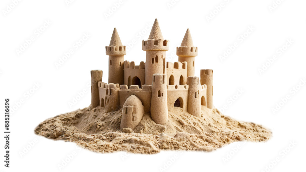 sand castle isolated on transparent background sand castle isolated on transparent background