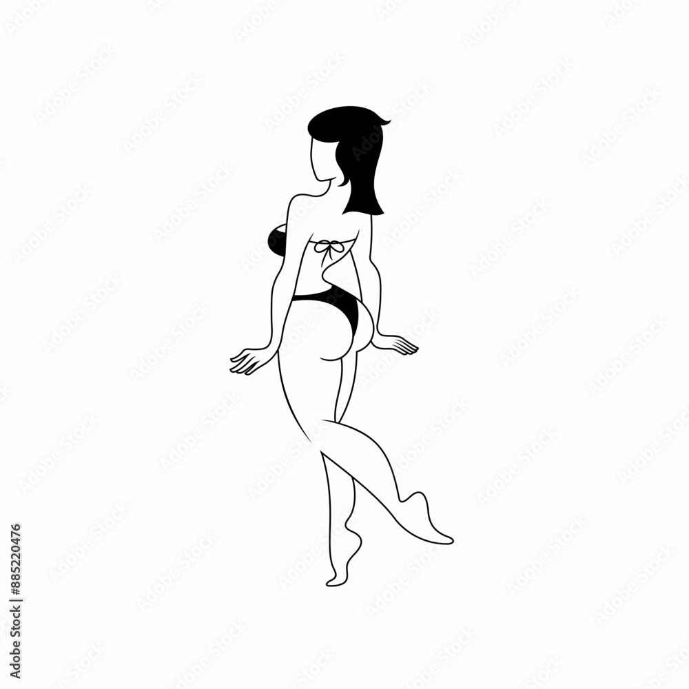 design logo creative sexy bikini girl design logo creative sexy bikini girl
