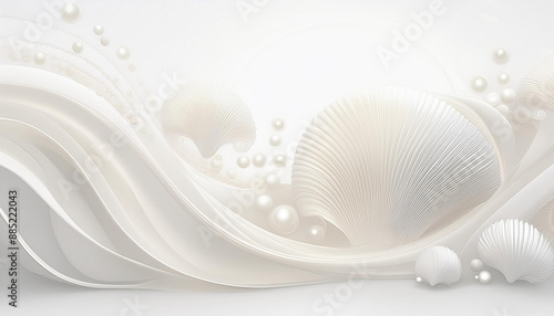 Sea and shell background