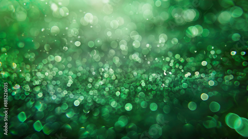 Wallpaper Mural 緑色の玉ボケ背景素材01 Torontodigital.ca