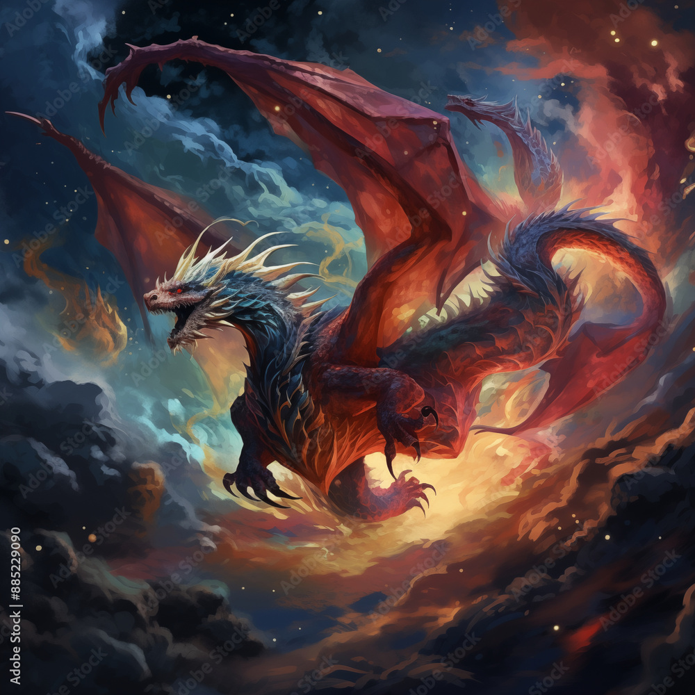 dragon in space dragon in space