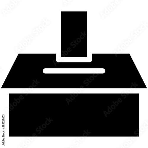 Referendum vector icon illustration of Law & Legislation iconset.