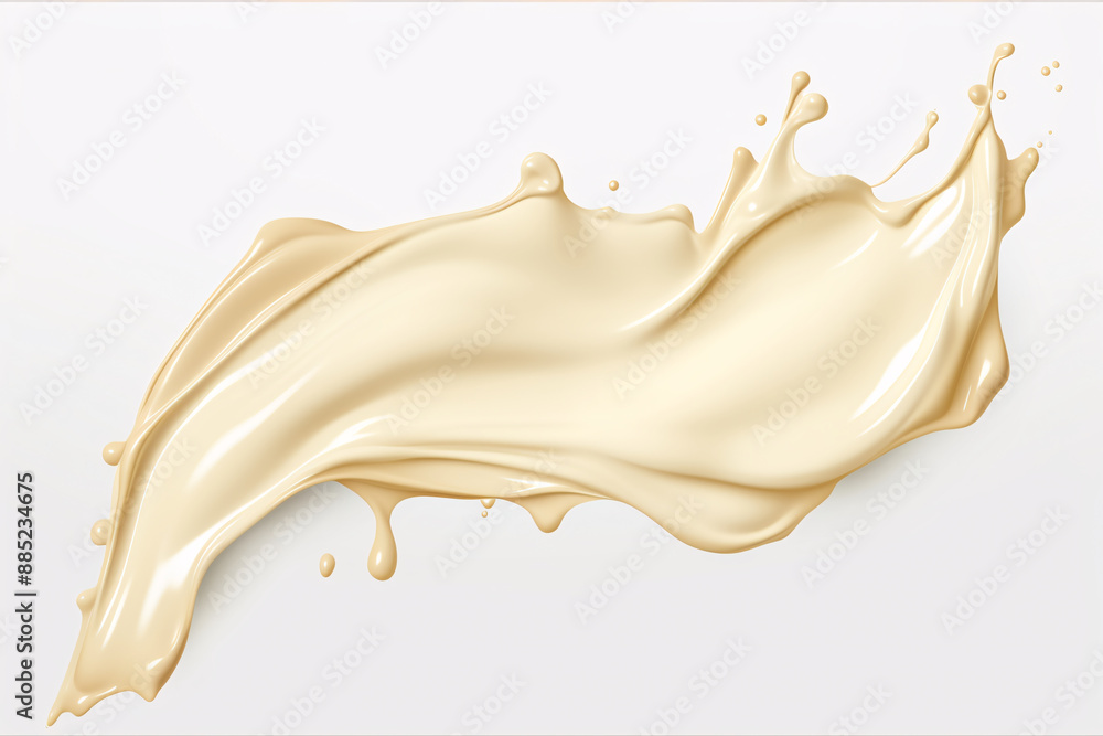 a liquid splashing out of a white liquid a liquid splashing out of a white liquid