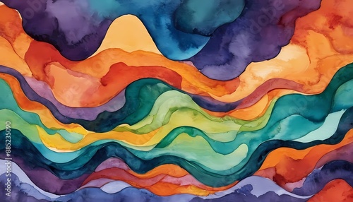 Stunning illustration of a masterpiece in an abstract artwork generative AI illustration