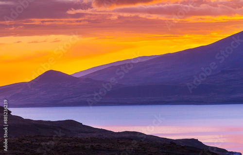 Mountains on sunrise