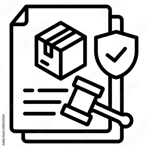Compliance Management  Icon Element For Design
