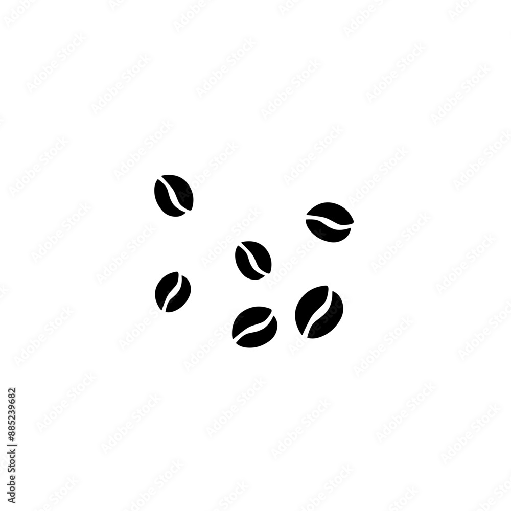 coffee bean pattern icon coffee bean pattern icon