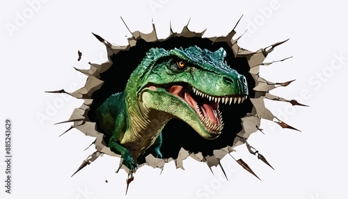 Violent Dinosaur Eruption