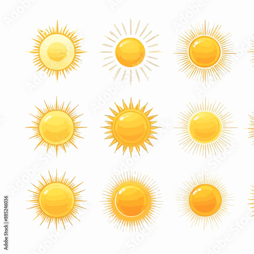 Sunbursts: A Collection of Sun Illustration