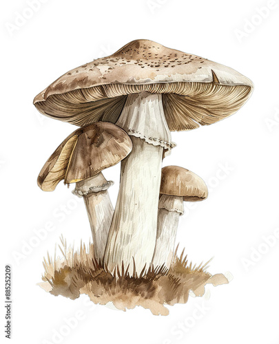 Mushroom Clipart Transparent Background realstic images photo