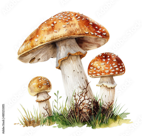 Mushroom Clipart Transparent Background realstic images photo