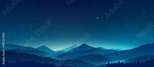 mountains in the night © tokyo studio