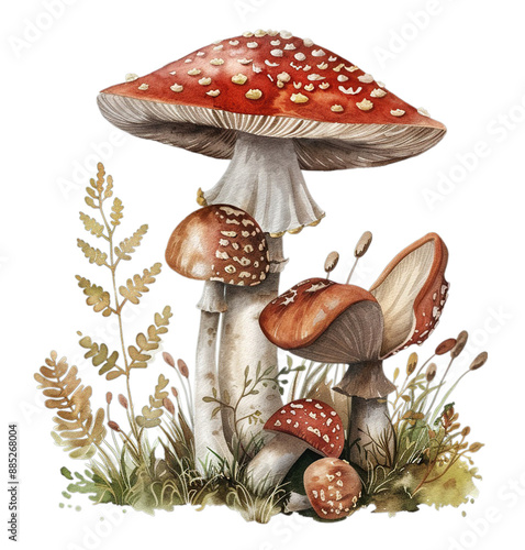 Mushroom Clipart Transparent Background realstic images photo