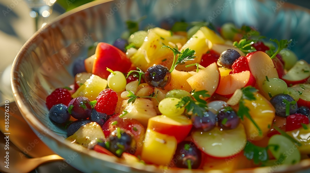 Fruit salad is refreshing and healthy with pieces picture Fruit salad is refreshing and healthy with pieces picture