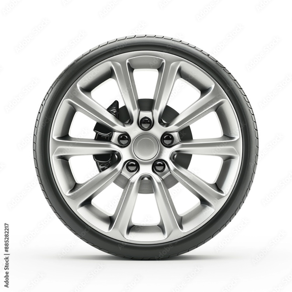 Car wheel Rim isolated on white background Car wheel Rim isolated on white background
