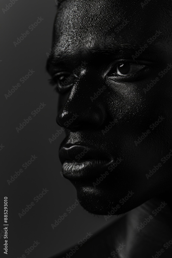 black man close up studio portrait black man close up studio portrait