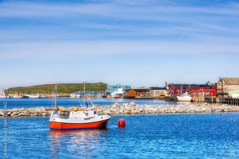 From the Harbor of Vardo in Finnmark, Norway From the Harbor of Vardo in Finnmark, Norway