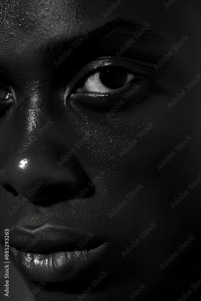 black man close up studio portrait black man close up studio portrait