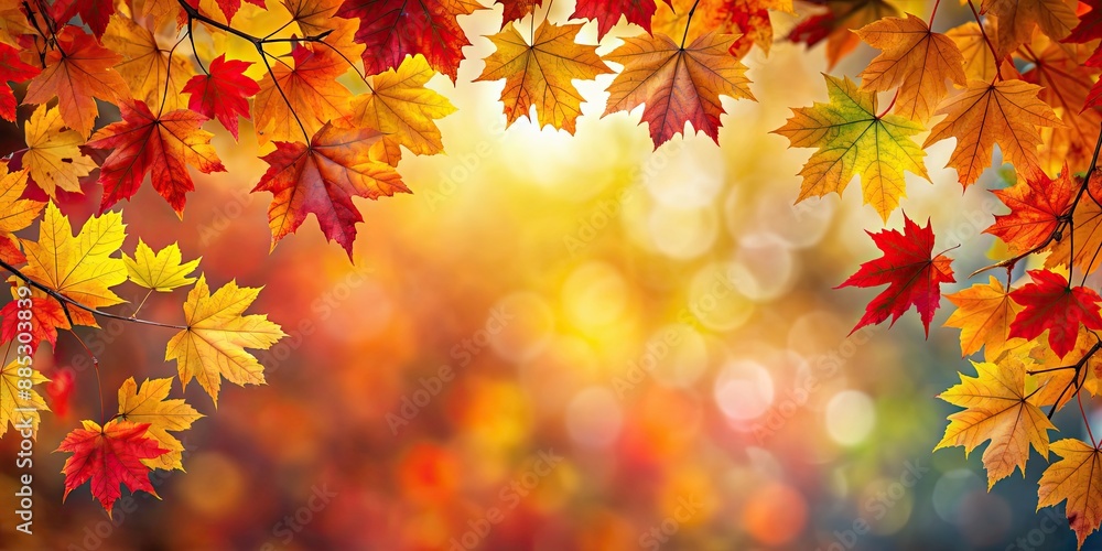 Vibrant fall foliage showcasing a beautiful array of red, orange, and yellow leaves, autumn, season, nature, colorful Vibrant fall foliage showcasing a beautiful array of red, orange, and yellow leaves, autumn, season, nature, colorful