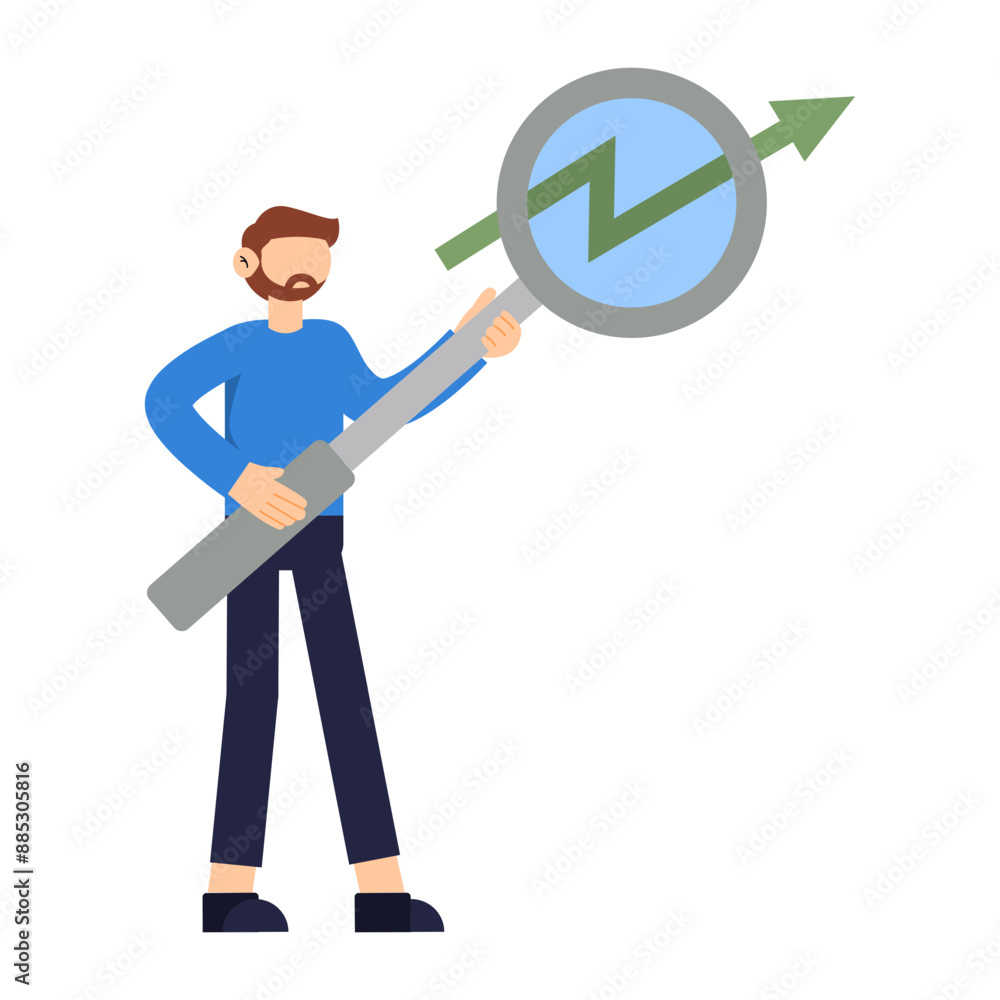 Flat Business Character Illustration Flat Business Character Illustration