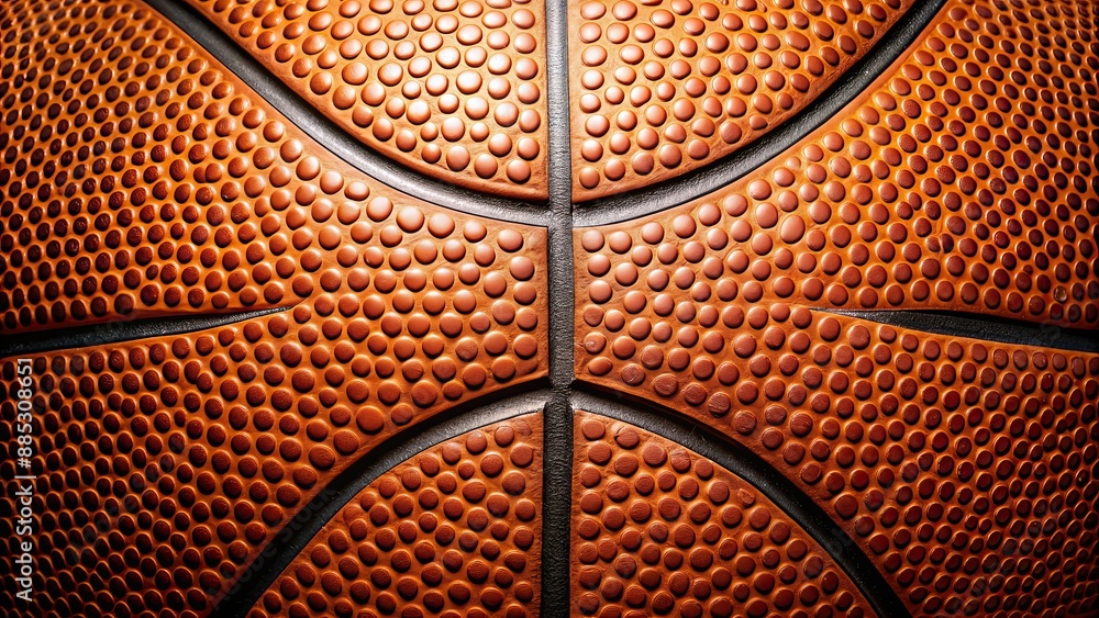 Fototapeta premium Texture of basketball surface with seamless design, basketball, texture, seamless, sport, surface, pattern