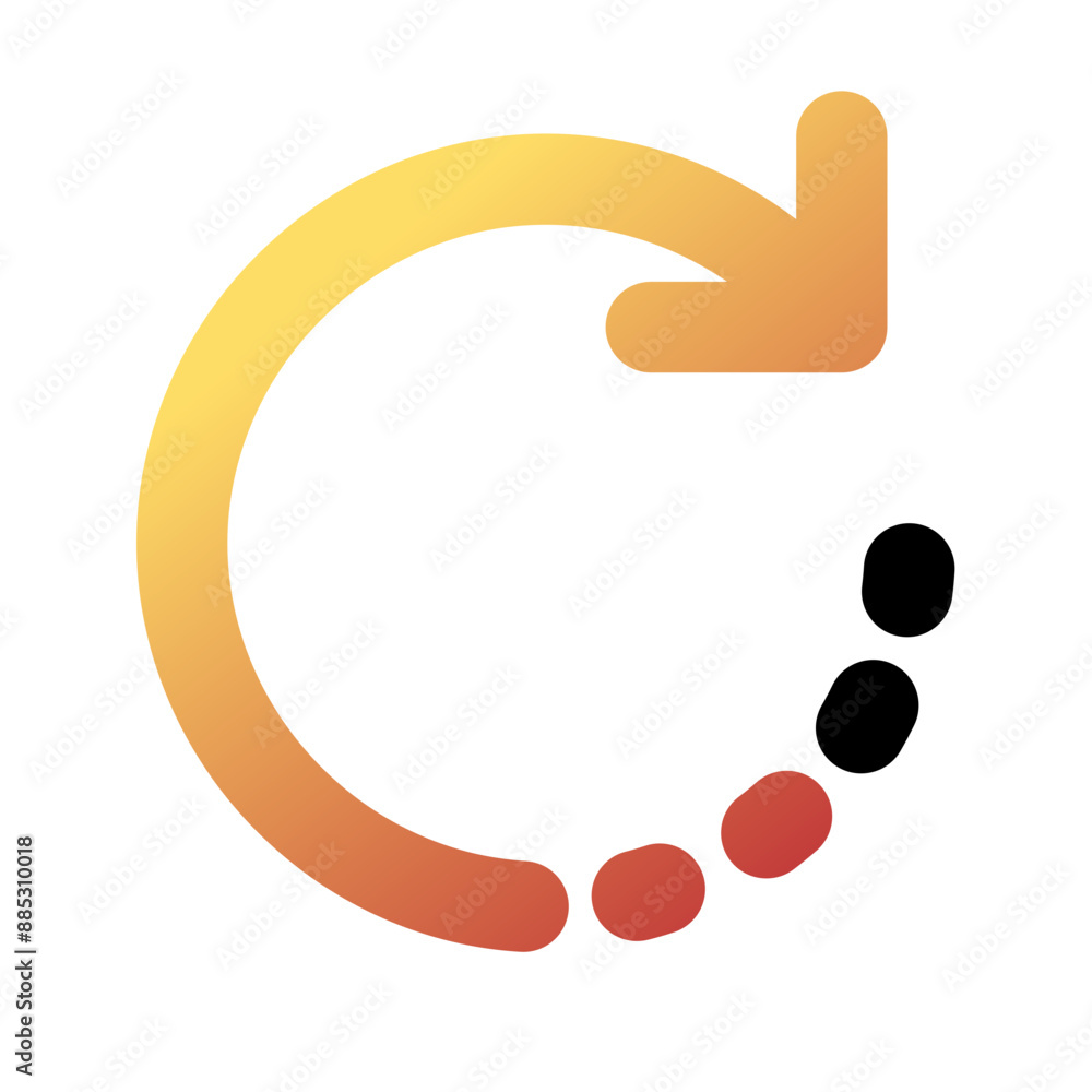 Editable rotate arrow vector icon. Part of a big icon set family. Perfect for web and app interfaces, presentations, infographics, etc Editable rotate arrow vector icon. Part of a big icon set family. Perfect for web and app interfaces, presentations, infographics, etc