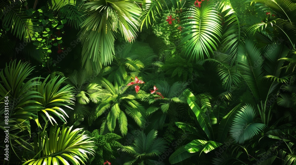 Fototapeta premium Tropical Rainforest Canopy